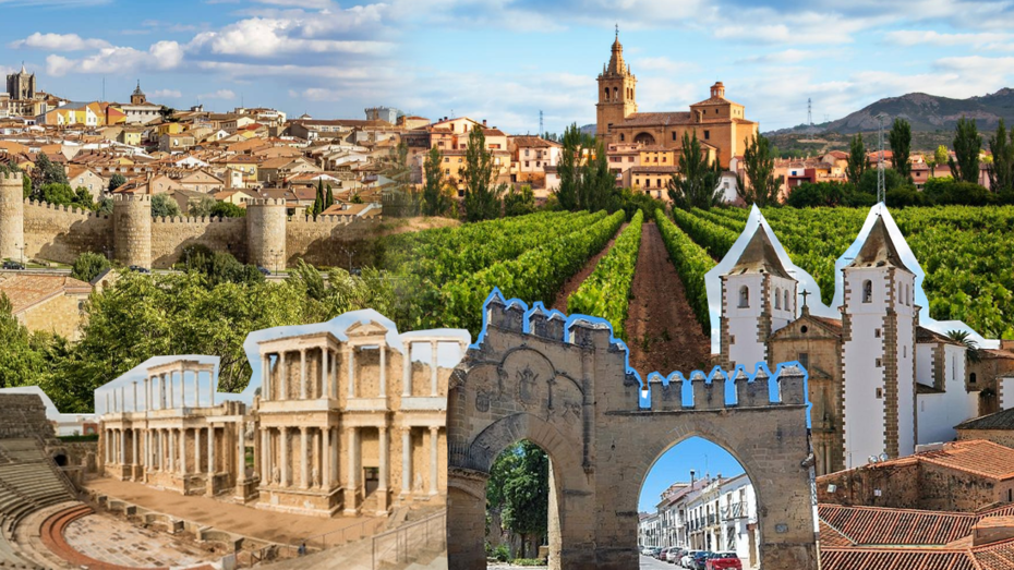 imagem ilustrativa com montade dos principais pontos turísticos da Espanha - voosolo viagens