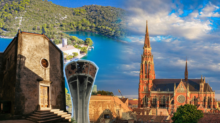 imagem ilustrativa com montade dos principais pontos turísticos da Croácia - voosolo viagens